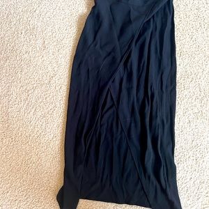 Madewell elastic waist wrap skirt